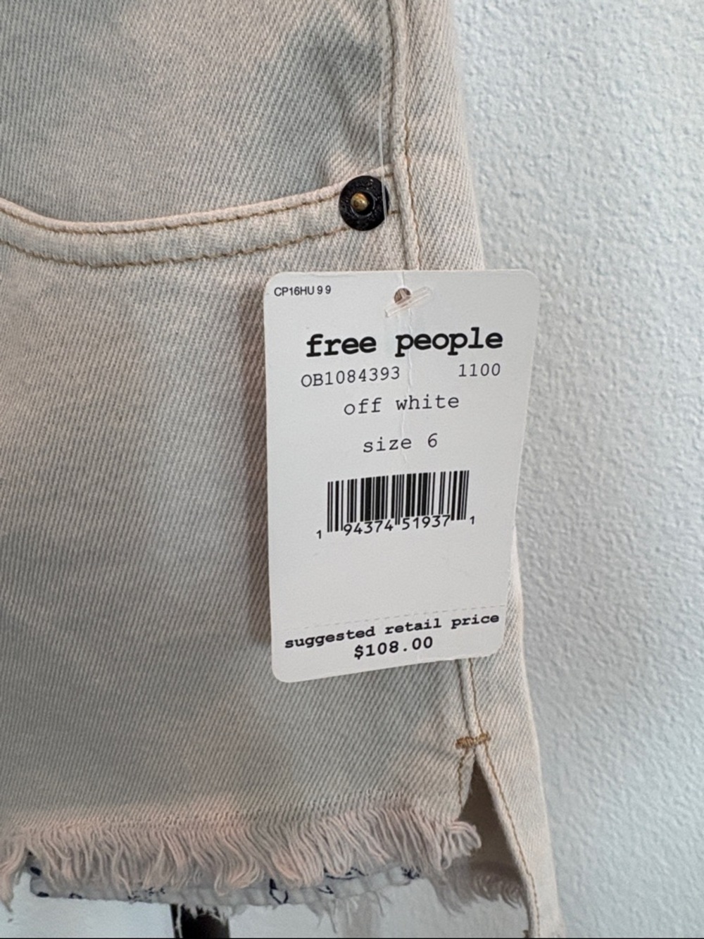 Free People Front Zip Overalls NWT Size 6 - Picture 7 of 11